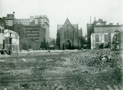 View Looking East at Thirteenth at Locust Streets by Unknown